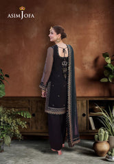 Asim Jofa Jag Mag Ajmj-12 Embroidered Organza 3 Pcs