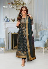 Asim Jofa Festive Luxe Ajem-25 Embroidered Organza 3 Pcs