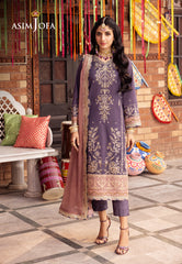 Asim Jofa Chamak Damak Ajcd-26 Embroidered Twisted Silk 3 Pcs