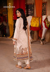 Asim Jofa Prints Elaf Collection Ajel-08 Printed Lawn 3 Pcs