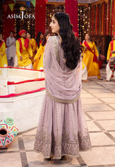 Asim Jofa Chamak Damak Ajcd-16 Embroidered Net 3 Pcs