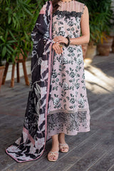 Meraki By Asifa Nabeel Unstitched 3 Piece Digital Printed Lawn Vol-02 Collection'2024-MK-02-Gul