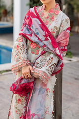 Meraki By Asifa Nabeel Unstitched 3 Piece Digital Printed Lawn Vol-02 Collection'2024-MK-08-Chambeli