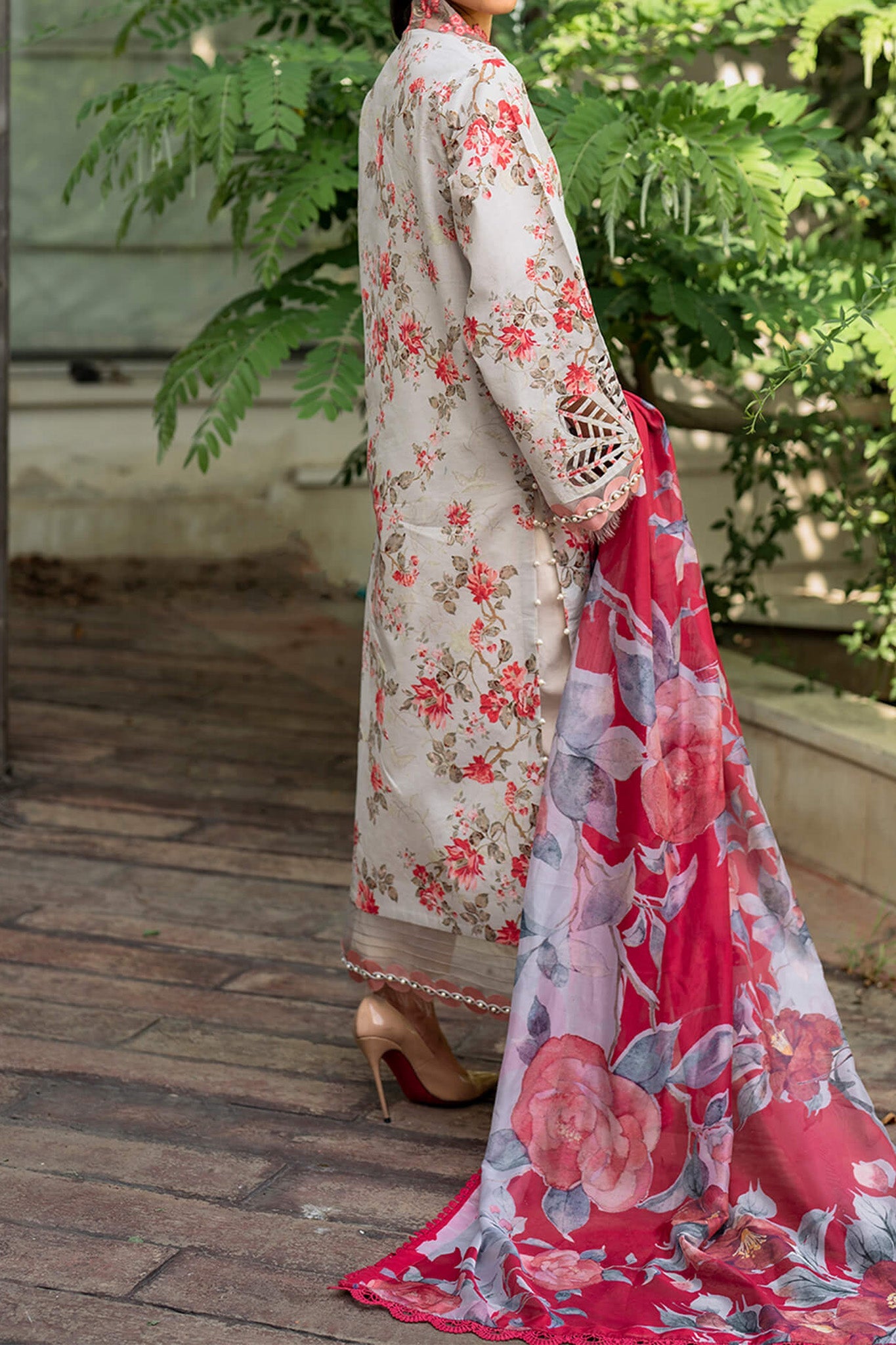 Meraki By Asifa Nabeel Unstitched 3 Piece Digital Printed Lawn Vol-02 Collection'2024-MK-08-Chambeli