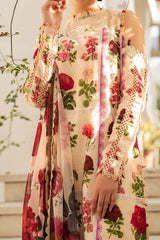 Meraki By Asifa Nabeel Unstitched 3 Piece Digital Printed Lawn Vol-02 Collection'2024-MK-09-Gulabo