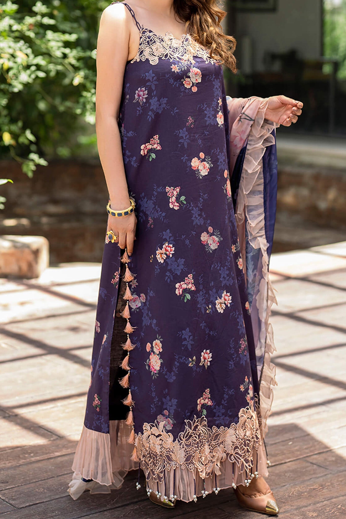 Meraki By Asifa Nabeel Unstitched 3 Piece Digital Printed Lawn Vol-02 Collection'2024-MK-13-Zahra