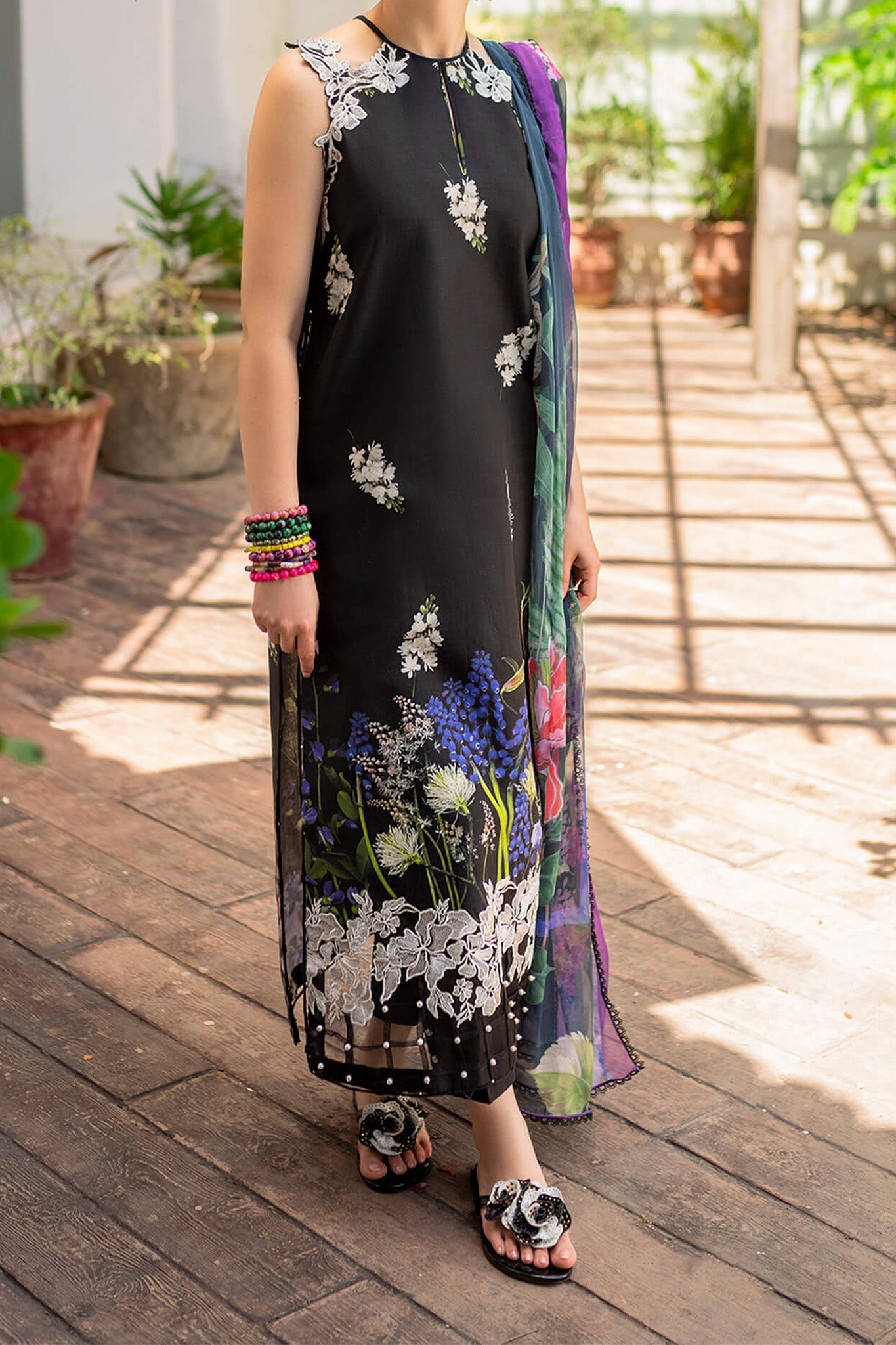 Meraki By Asifa Nabeel Unstitched 3 Piece Digital Printed Lawn Vol-02 Collection'2024-MK-14-Surma