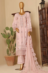 Sada Bahar Stitched 3 Piece Luxury Festive Emb Lawn Vol-04 Suit-MK-22-Plum