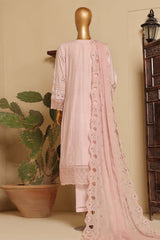 Sada Bahar Stitched 3 Piece Luxury Festive Emb Lawn Vol-04 Suit-MK-22-Plum