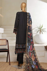 Sada Bahar Stitched 3 Piece Luxury Emb Spring Vol-05 Suit-MK-42-Black