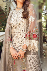 Maria B Unstitched 3 Piece Luxury Emb Lawn Eid 2 Collection'2024-ML-01