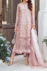 Maria B Unstitched 3 Piece Luxury Emb Lawn Eid 2 Suit-ML-06