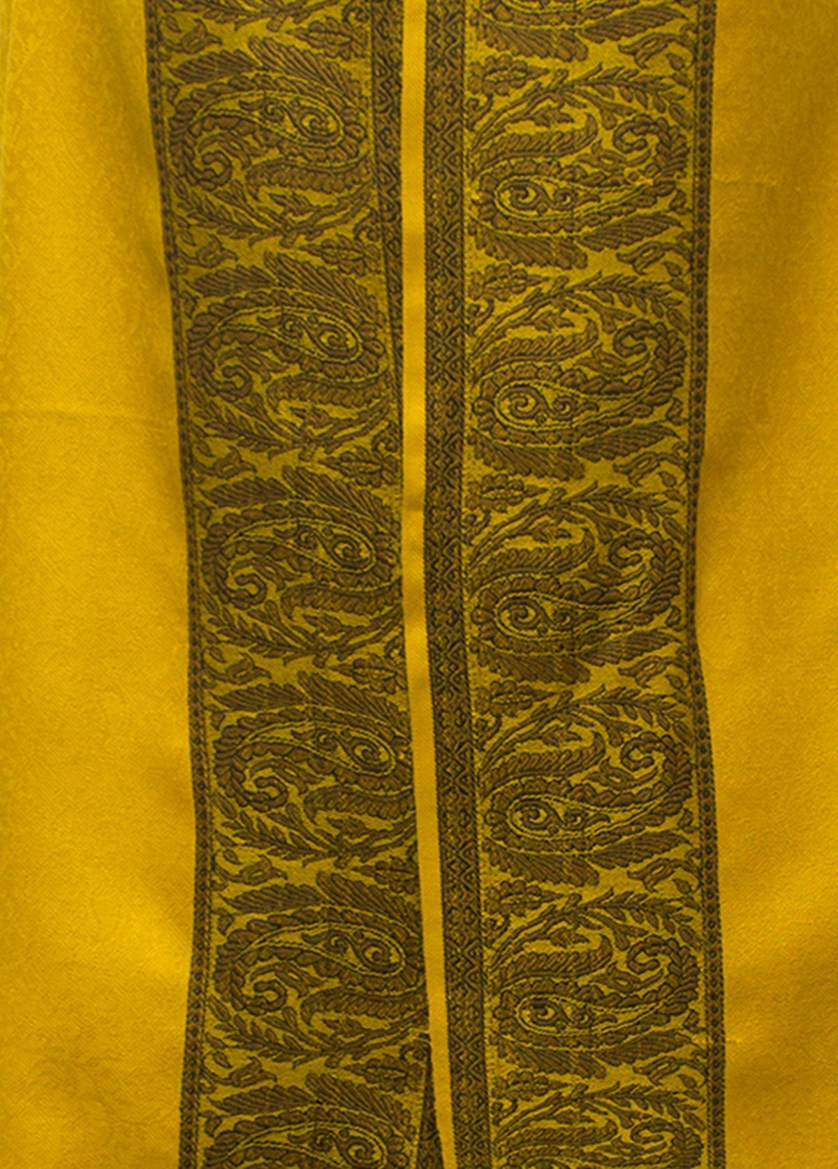 Mominas Kashmiri Heera Shawl - Mustard