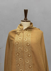 Mominas Kashmiri Heera Stole or Muffler - Camel Brown