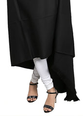 Mominas Mominas Black Plain Shawl - Full Size