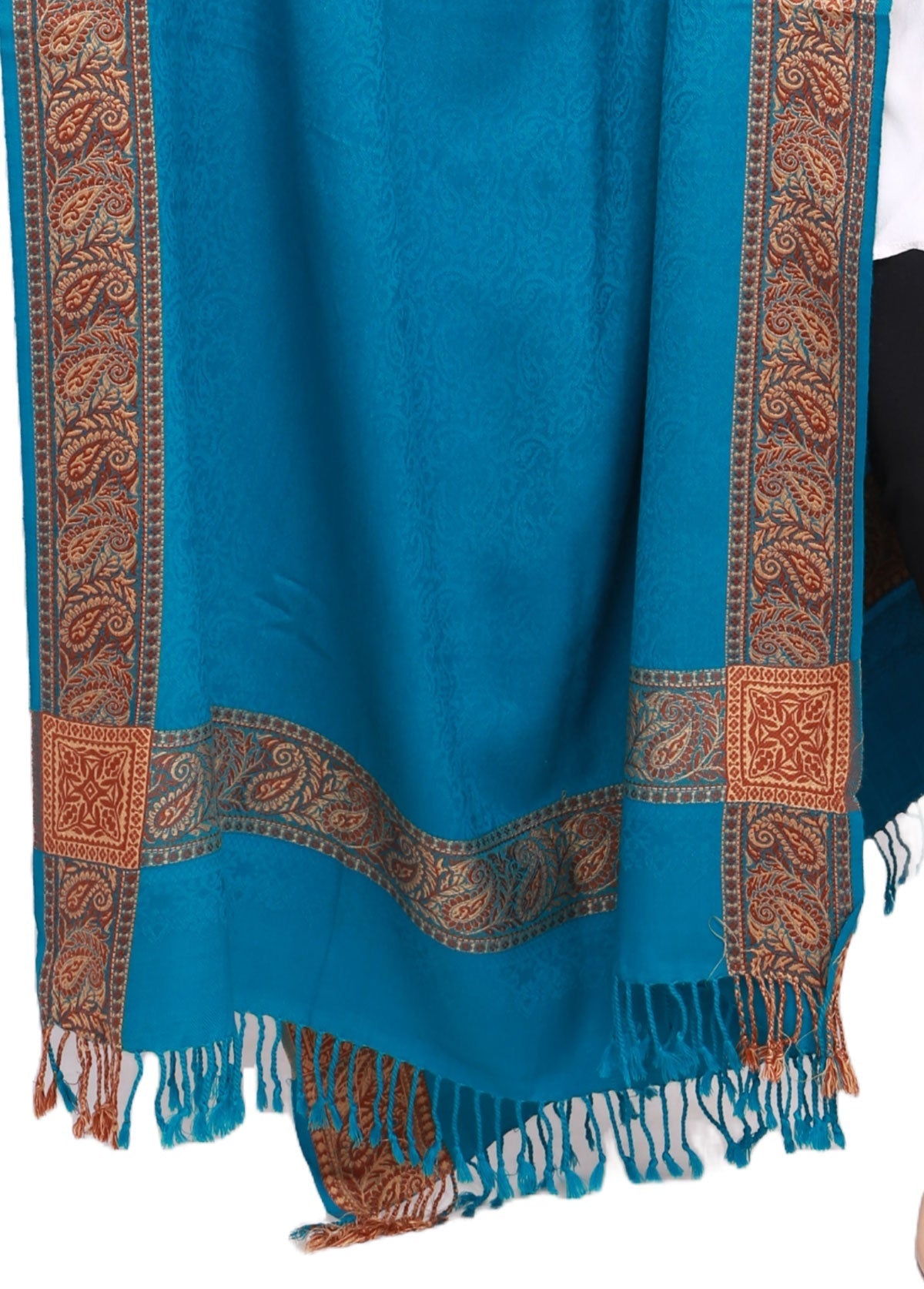 Mominas Mominas Kashmiri Heera Shawl or Stole - Light Blue