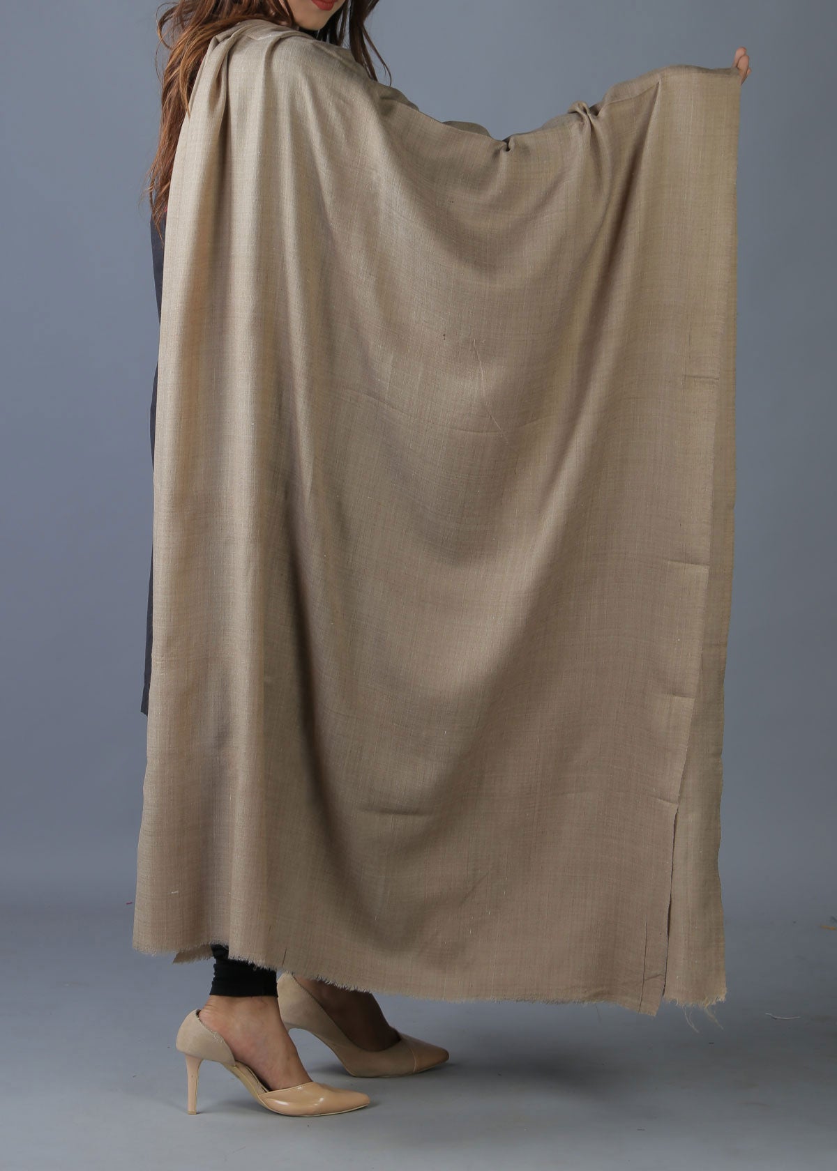 Mominas Mominas Plain Shawl - Honey Brown