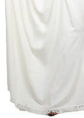 Mominas Mominas Plain Shawl - White - Full Size