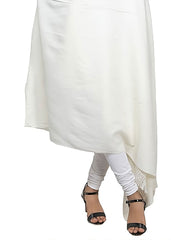 Mominas Mominas Plain Shawl - White - Full Size