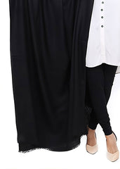 Mominas Mominas Plain Water Pashmina Shawl and Stoler - Black