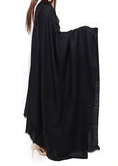 Mominas Mominas Plain Water Pashmina Shawl and Stoler - Black