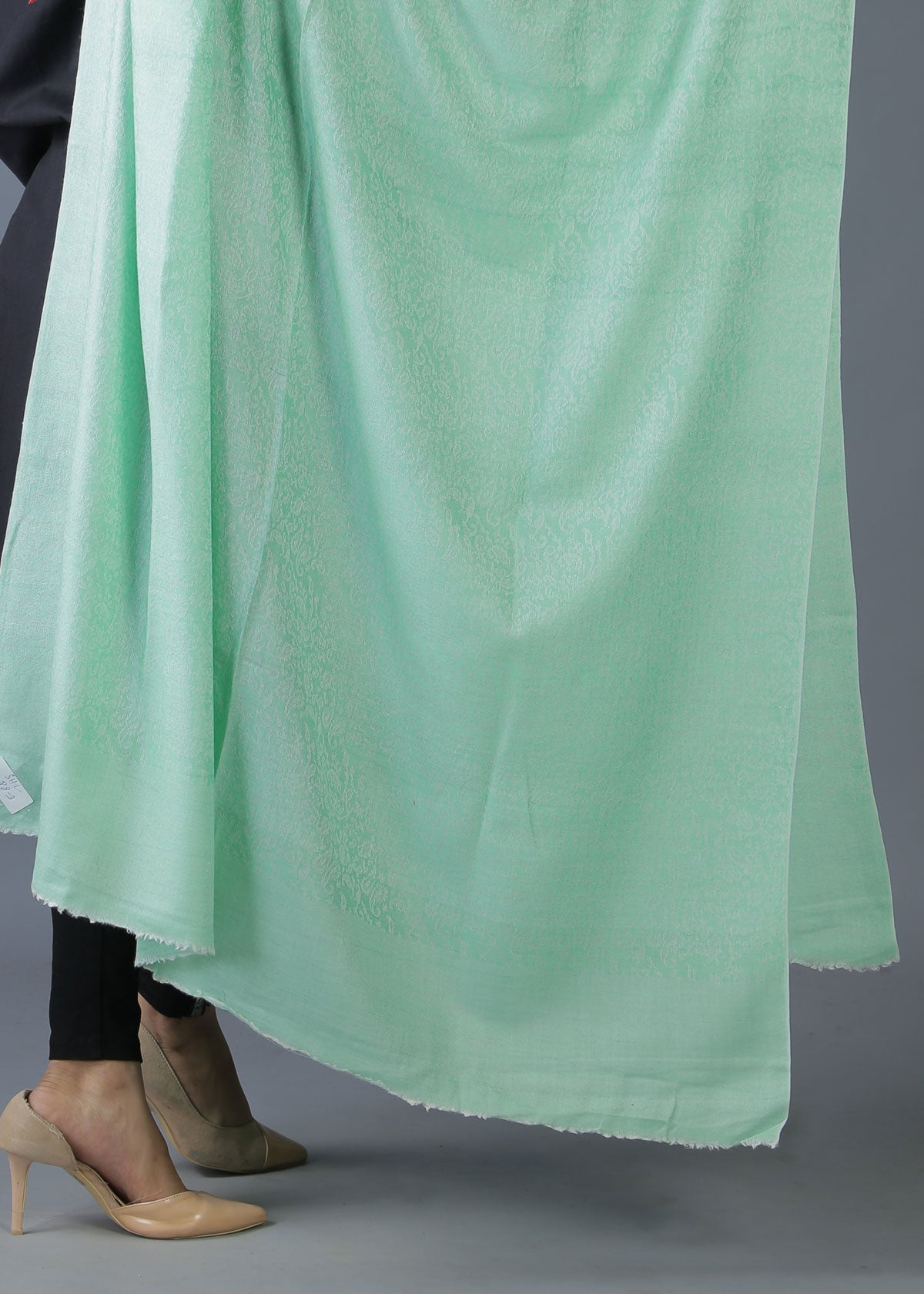 Mominas Pure Wool Shawl - English Green