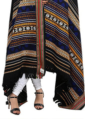 Mominas Timeless Mehrabi Tharri: Blue with Black Base