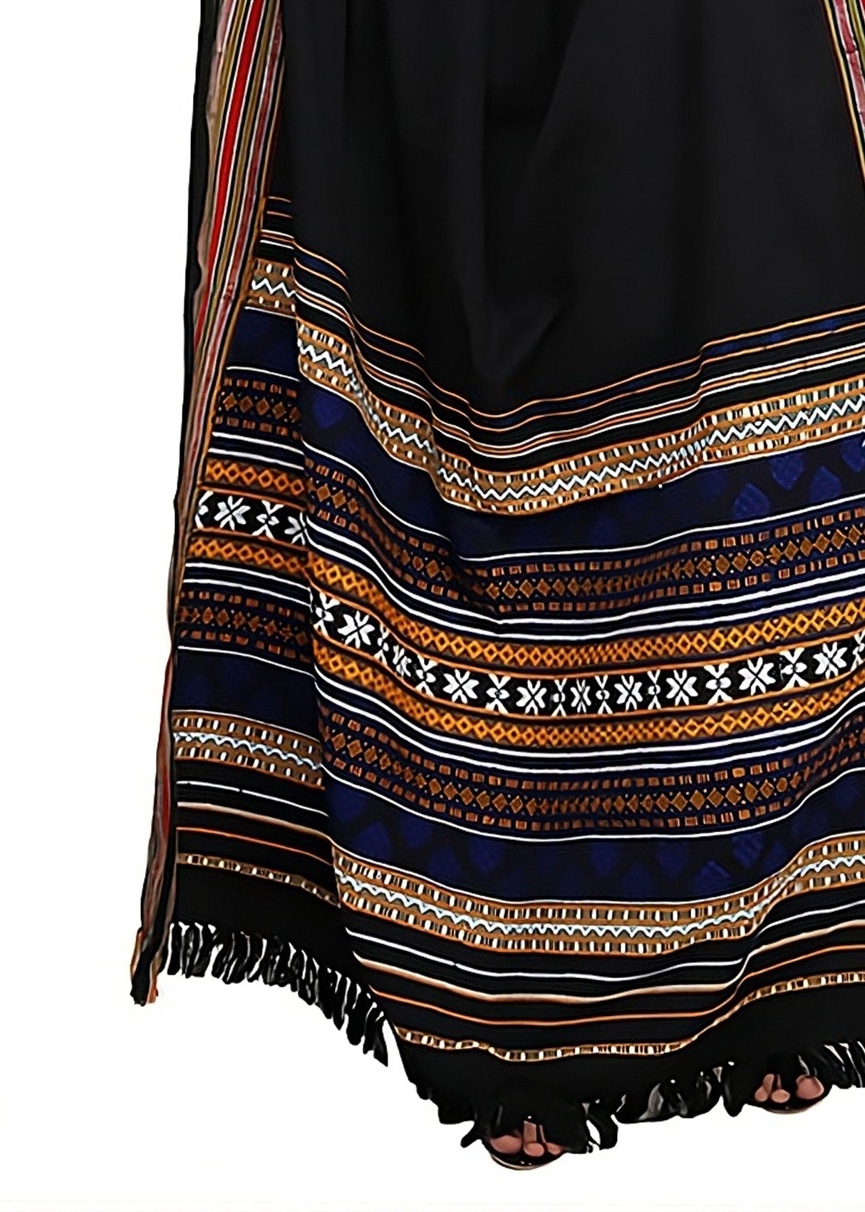 Mominas Timeless Mehrabi Tharri: Blue with Black Base