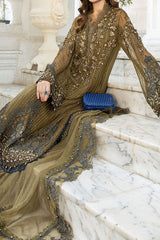 Maria B Unstitched 3 Piece Luxury Chiffon Collection'2024-MPC-08