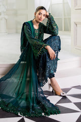 Maria B Unstitched 3 Piece Luxury Chiffon Suit-MPC-25-106