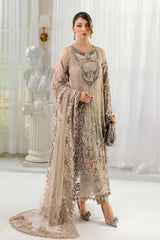 Maria B Unstitched 3 Piece Luxury Chiffon Suit-MPC-25-107