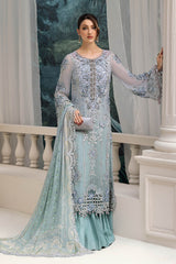Maria B Unstitched 3 Piece Luxury Chiffon Suit-MPC-25-108
