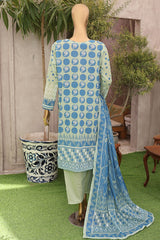Magic By HZ Unstitched 3 Piece Airjet Digital Printed Lawn Suit-MPC-566