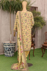 Magic By HZ Unstitched 3 Piece Airjet Digital Printed Lawn Suit-MPC-570