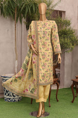 Magic By HZ Unstitched 3 Piece Airjet Digital Printed Lawn Suit-MPC-570