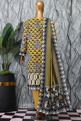 Magic By HZ Unstitched 3 Piece Airjet Digital Printed Lawn Vol-02 Suit-MPC-577