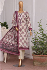 Magic By HZ Unstitched 3 Piece Airjet Digital Printed Lawn Suit-MPC-578