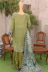 Magic By HZ Unstitched 3 Piece Airjet Digital Printed Lawn Suit-MPC-589