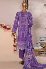 Magic By HZ Unstitched 3 Piece Airjet Digital Printed Lawn Vol-02 Suit-MPC-590