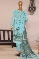 Magic By HZ Unstitched 3 Piece Airjet Digital Printed Lawn Vol-02 Suit-MPC-594