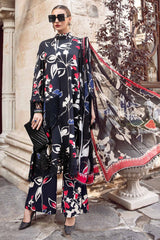 M Print by Maria B Unstitched 3 Piece Winter Suit-MPT-2009-B