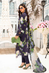 M.Prints By Maria B Unstitched 3 Piece Eid Edit Summer Suit-MPT-02-B