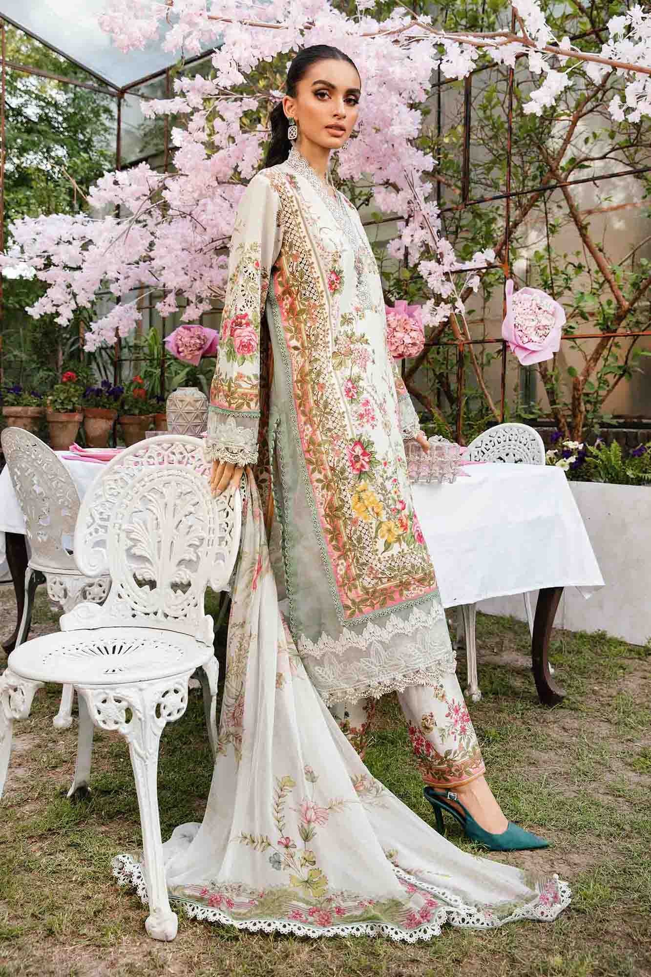 M.Prints By Maria B Unstitched 3 Piece Eid Edit Summer Collection'2025-MPT-05-B