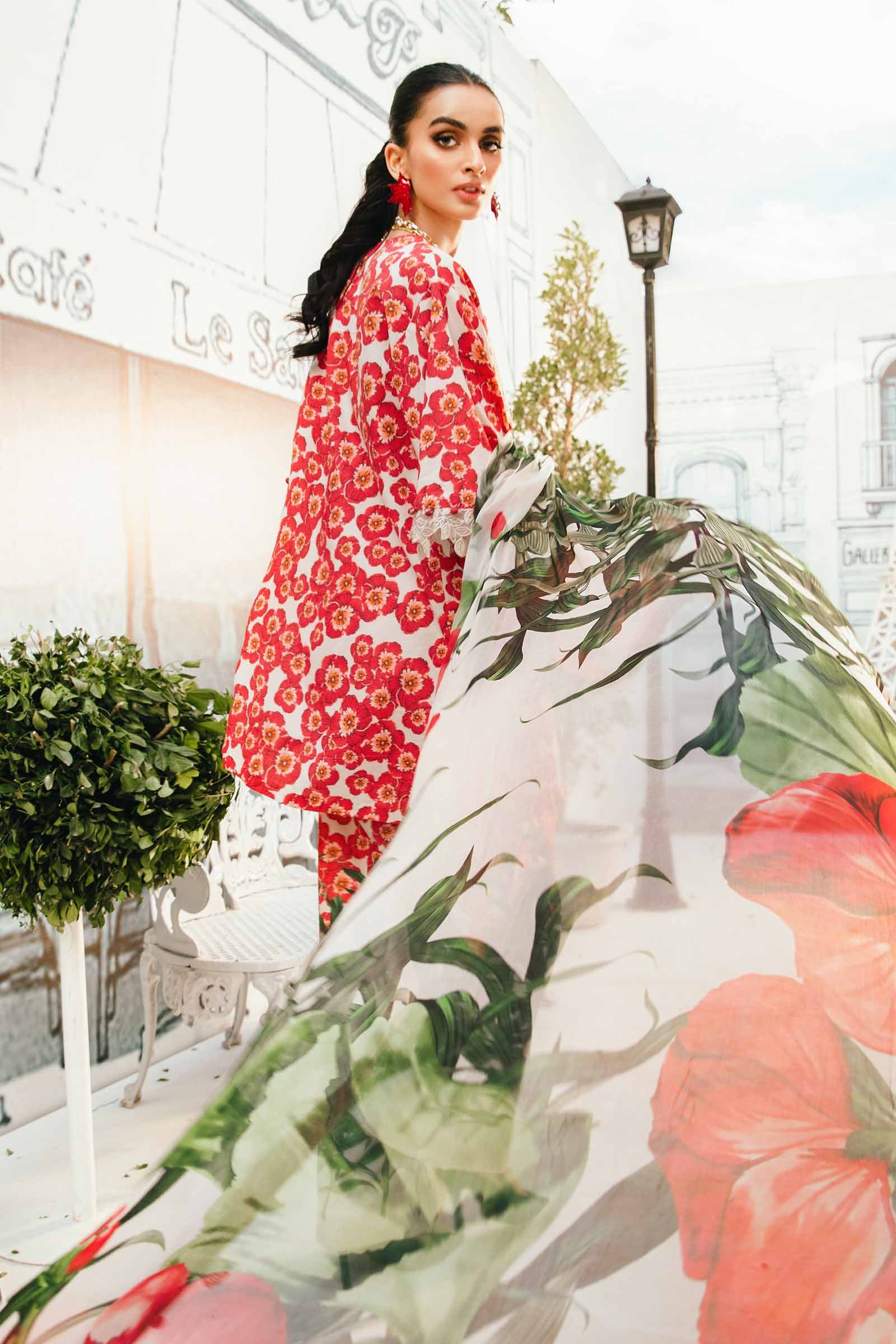 M.Prints By Maria B Unstitched 3 Piece Eid Edit Summer Collection'2025-MPT-06-B