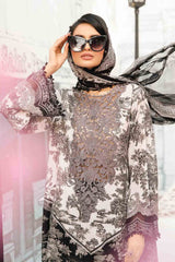 M.Prints By Maria B Unstitched 3 Piece Eid Edit Summer Suit-MPT-08-B