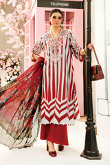 M.Prints By Maria B Unstitched 3 Piece Eid Edit Summer Suit-MPT-09-A