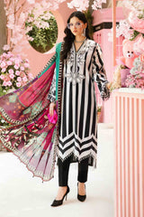 M.Prints By Maria B Unstitched 3 Piece Eid Edit Summer Suit-MPT-09-B
