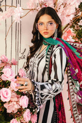 M.Prints By Maria B Unstitched 3 Piece Eid Edit Summer Suit-MPT-09-B