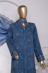 Muse Luxury By HZ Unstitched 3 Piece Emb Raw Silk Suit-MRE-152
