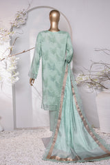 Muse Luxury By HZ Unstitched 3 Piece Emb Raw Silk Suit-MRE-156